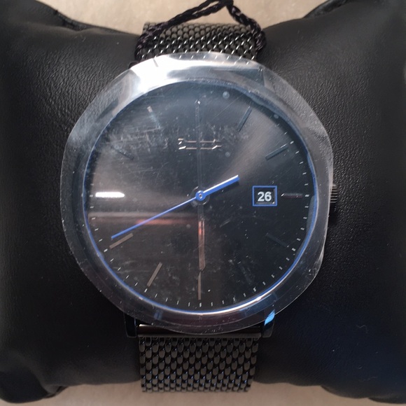 Rebecca Minkoff Norrebro Black Mesh Bracelet Watch - Picture 1 of 7
